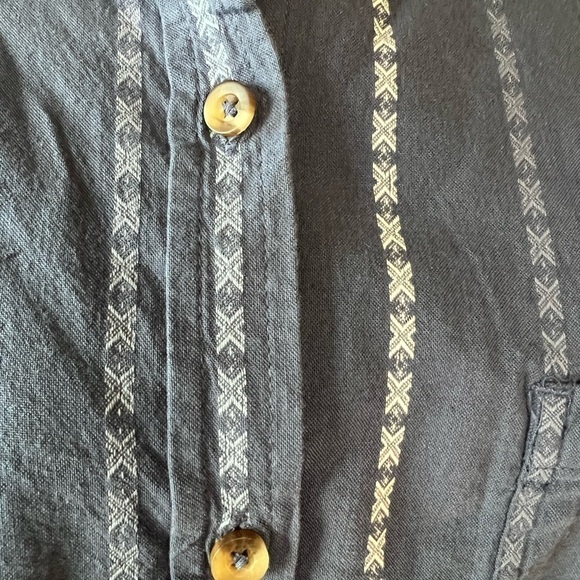 SONOMA Long sleeve button down blouse color cyclone blue size XL Gorp co… - Picture 6 of 9